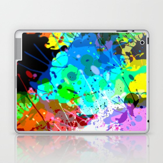 Colorful Splashes Laptop & iPad Skin