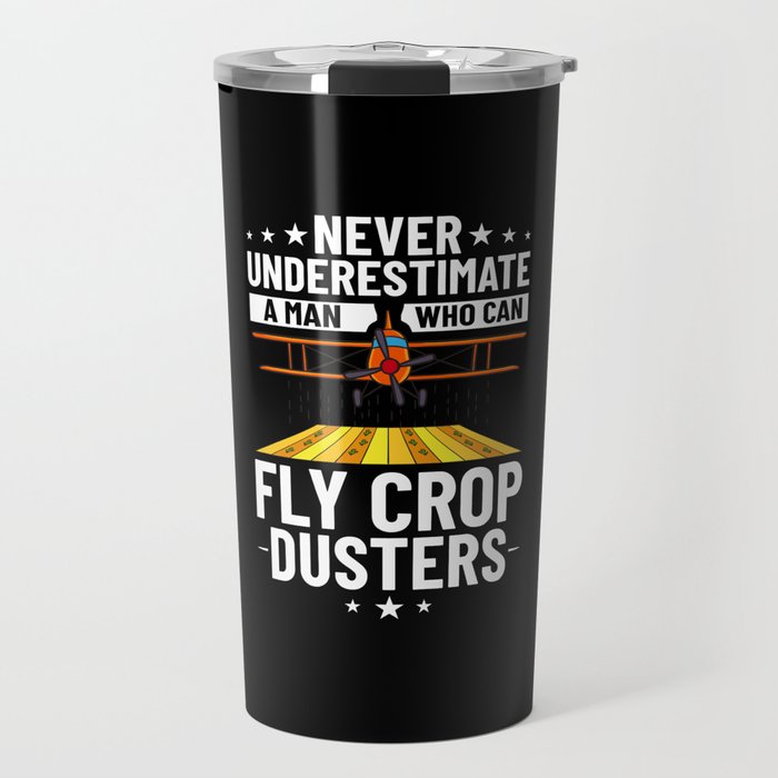 Crop Dusting Plane Rc Drone Airplane Pilot Travel Mug