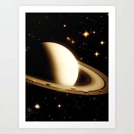 Saturn Riders II Art Print