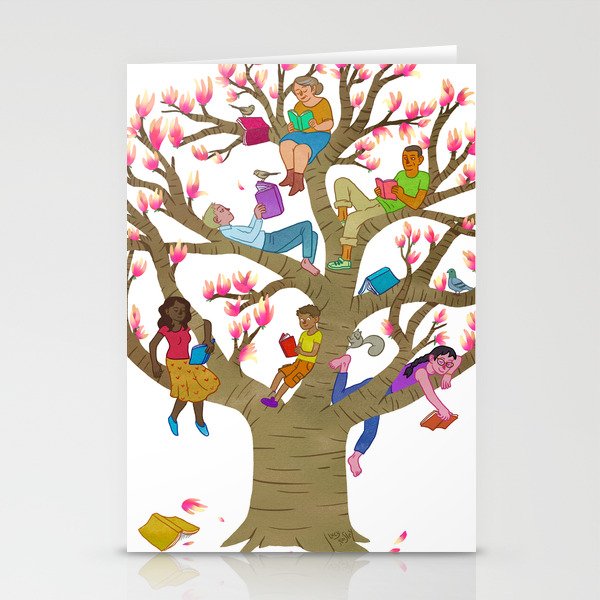 Tree Readers Stationery Cards