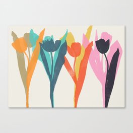 tulips 2 h Canvas Print