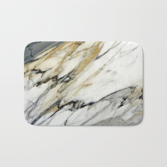 Carrara Marble Bath Mat