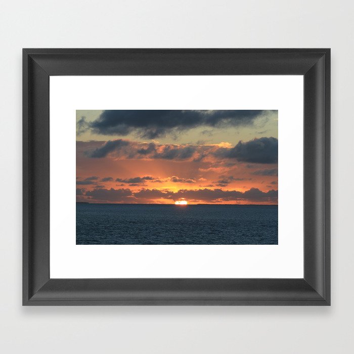 Heavenly Sunset Framed Art Print