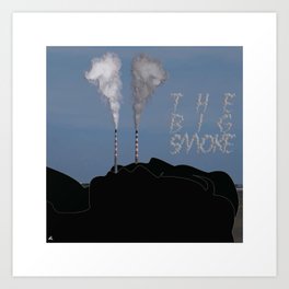 The Big Smoke - Dublin Art Print