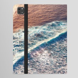 Sunset Wave Over The Ocean iPad Folio Case