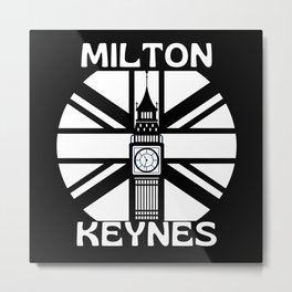 Milton Keynes Great Britain  Big Ben Metal Print