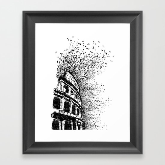 Bird House Framed Art Print