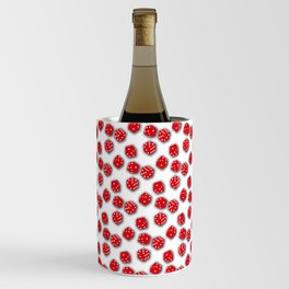 Dice Red on White Wine Chiller