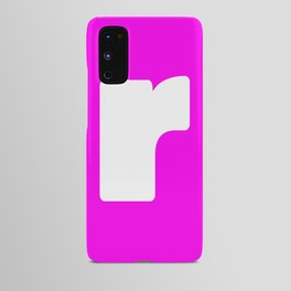r (White & Magenta Letter) Android Case