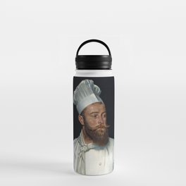 The Chef of the Hotel Chatham, Paris by William Orpen Water Bottle