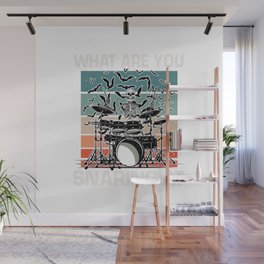 What are you snaring at Drummer Wall Mural