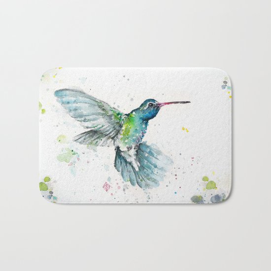 Hummingbird Flurry Bath Mat