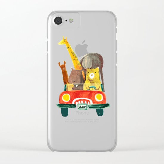 Visit the zoo Clear iPhone Case