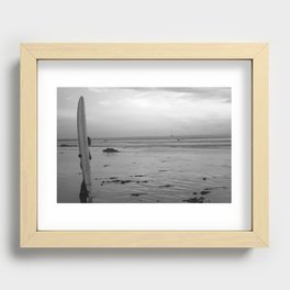 Courageous Contemplation Recessed Framed Print