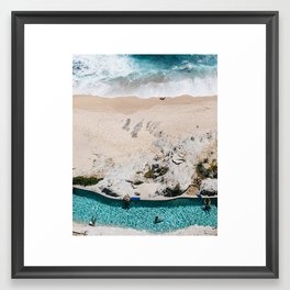 At The Water's Edge, Cabo Framed Art Print