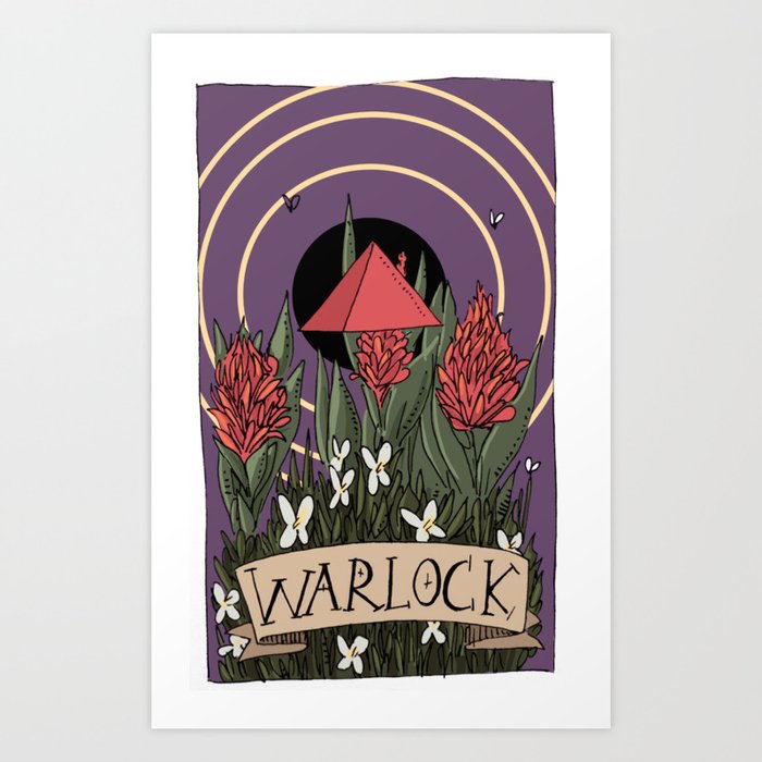 Warlock - D&D Art Print