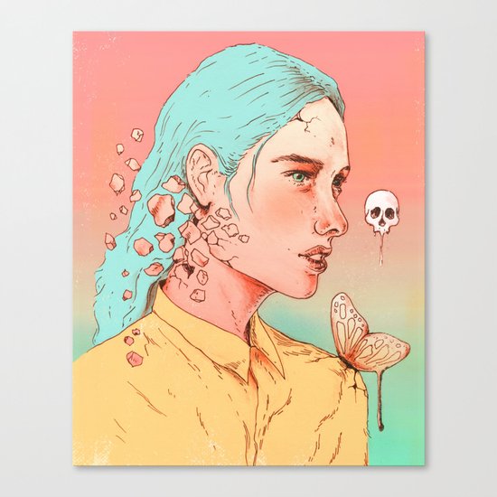 If I Could Only Live Once More Canvas Print
