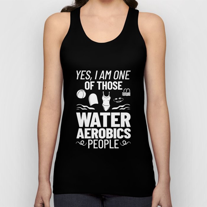 Water Aerobic Aqua Aquafit Fitness Workout Tank Top