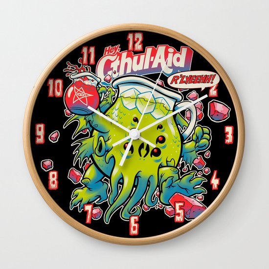 CTHUL-AID Wall Clock