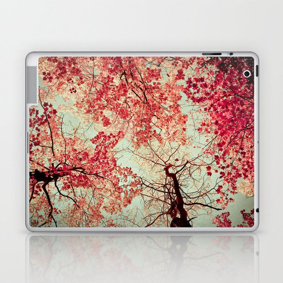 Autumn Inkblot Laptop & iPad Skin