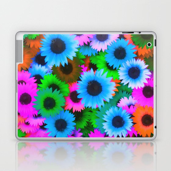 Pop Art Sunflowers 2 Laptop & iPad Skin