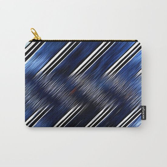Abstract #Blue #Black #3 #art #society6 Carry-All Pouch