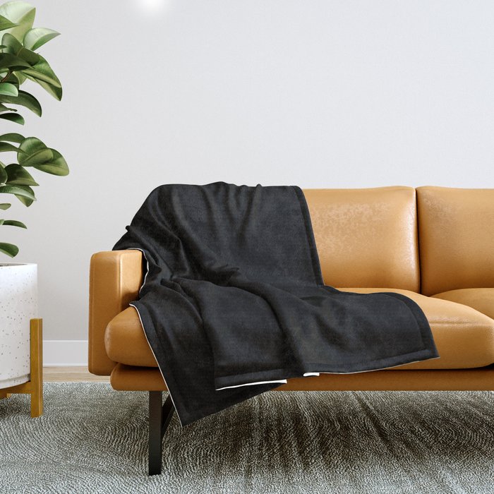 Deepest Black - Lowest Price On Site - Neutral Home Decor Throw Blanket