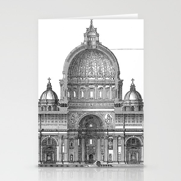 St. Peter Basilica - Rome, Italy Stationery Cards