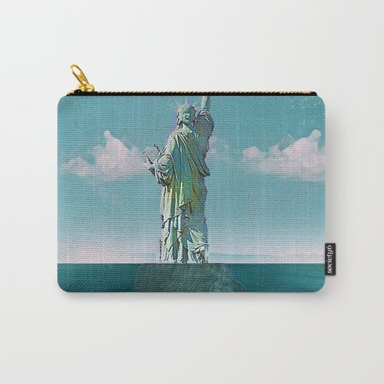 Under the statue Carry-All Pouch