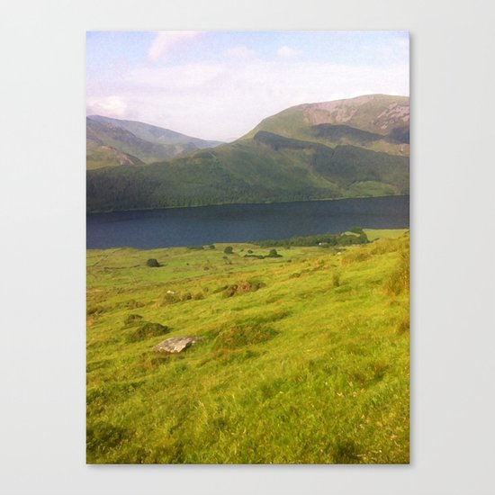 Wales watercolour Canvas Print