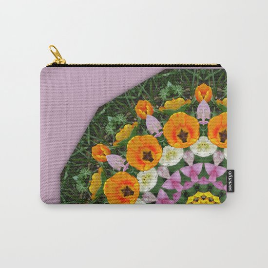 Tulips Nature, Flower-Mandala Carry-All Pouch