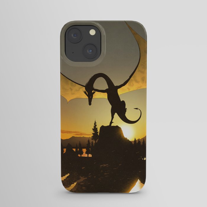 Dragon Sunset iPhone Case