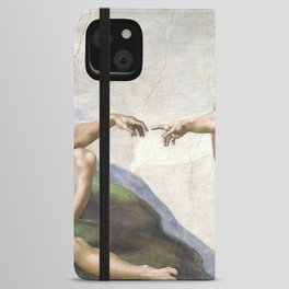 The Creation of Adam iPhone Wallet Case