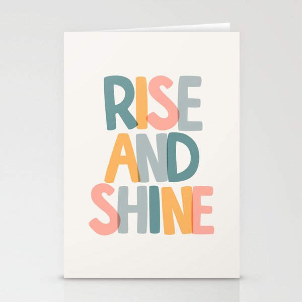Rise and Shine Stationery Cards