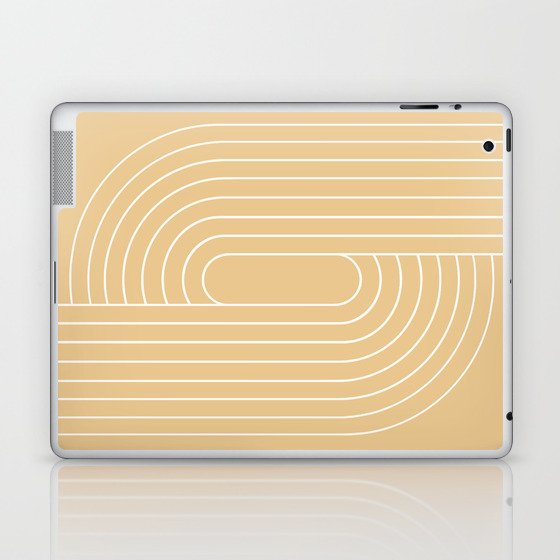 Oval Lines Abstract XXXIV Laptop & iPad Skin