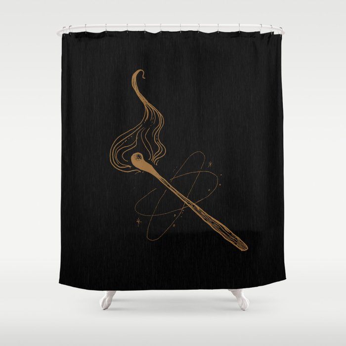 Fire Stick Shower Curtain