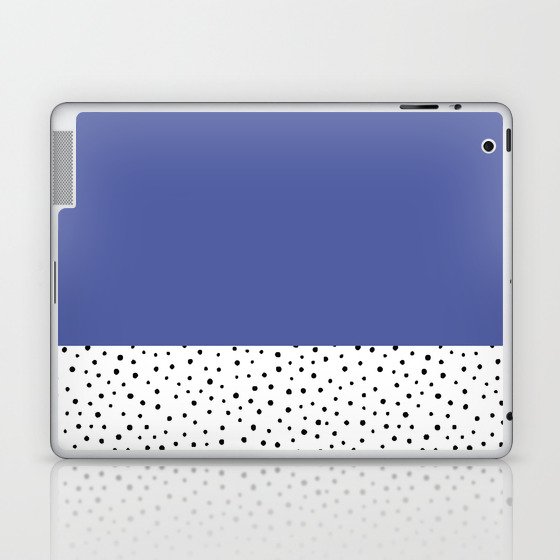 Very Peri + Polka Dots  Laptop & iPad Skin