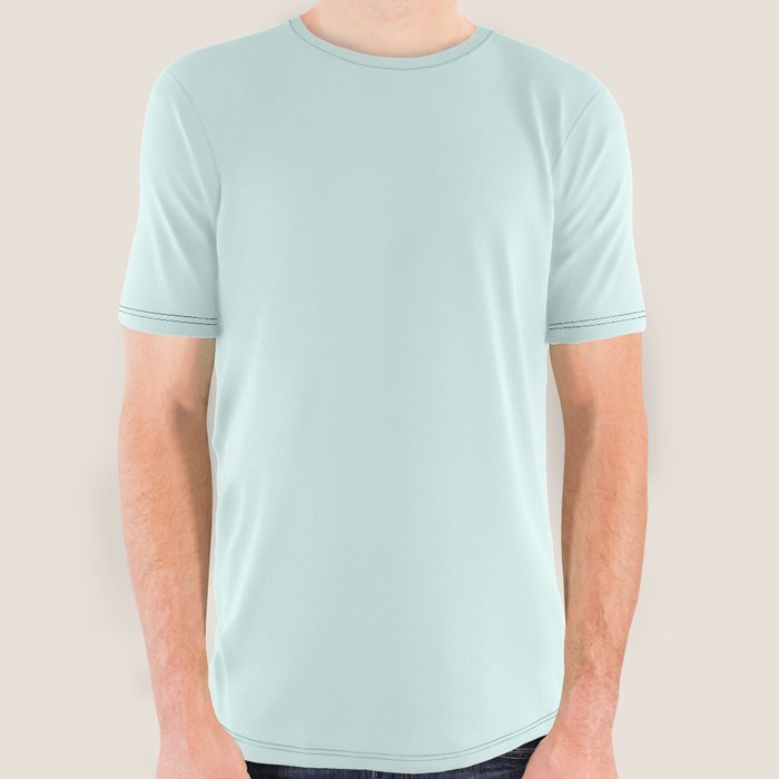 mint green graphic tee