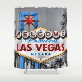 Welcome to Fabulous Las Vegas Shower Curtain