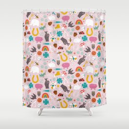 Good Luck Charms Shower Curtain