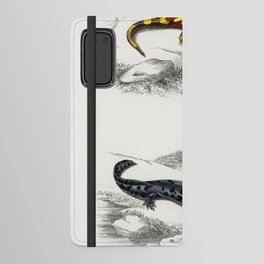 Fire Salamander & Hellbender Salamander Android Wallet Case