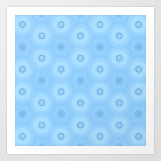 Fractal Cogs n Wheels in MWY Art Print