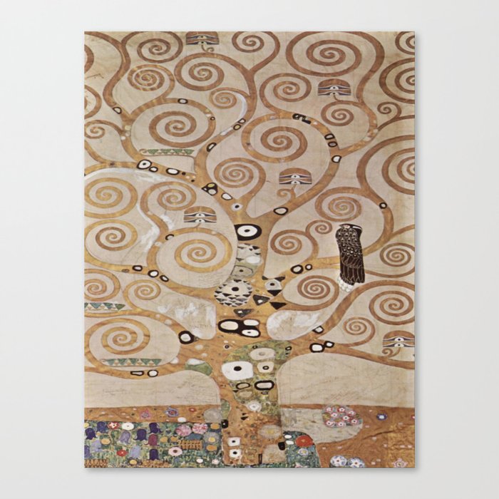 Gustav Klimt's The Tree of Life Canvas Print by Vintage Images Society6