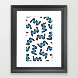 Rovush pattern family by KCKurla Framed Art Print
