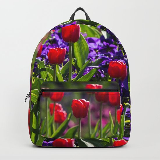 Spring Tulips Backpack