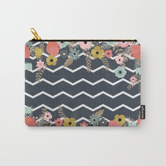 Flowers Carry-All Pouch