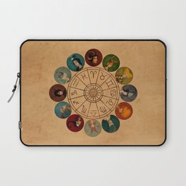 Zodiac Wheel Laptop Sleeve
