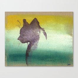 Cat Silhouette Canvas Print