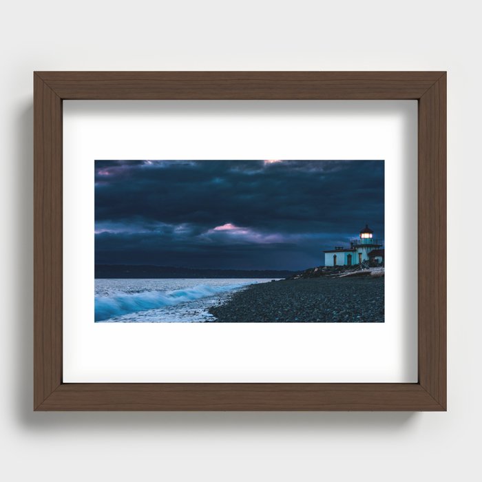 Lighting the Way Recessed Framed Print