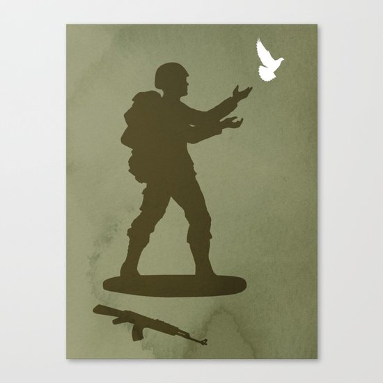 Conflict Canvas Print
